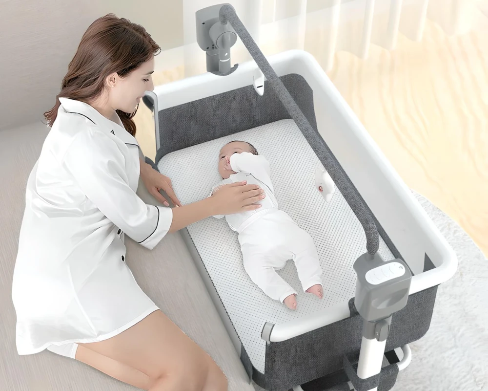 rocking bassinet with wheels