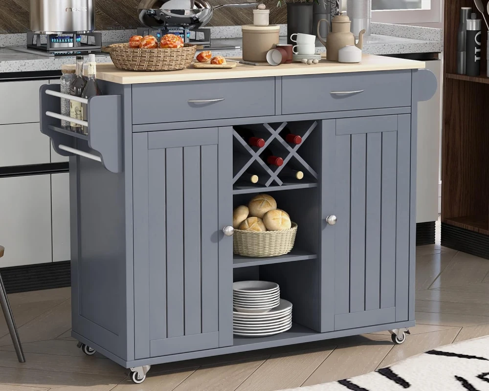 kitchen island with storage