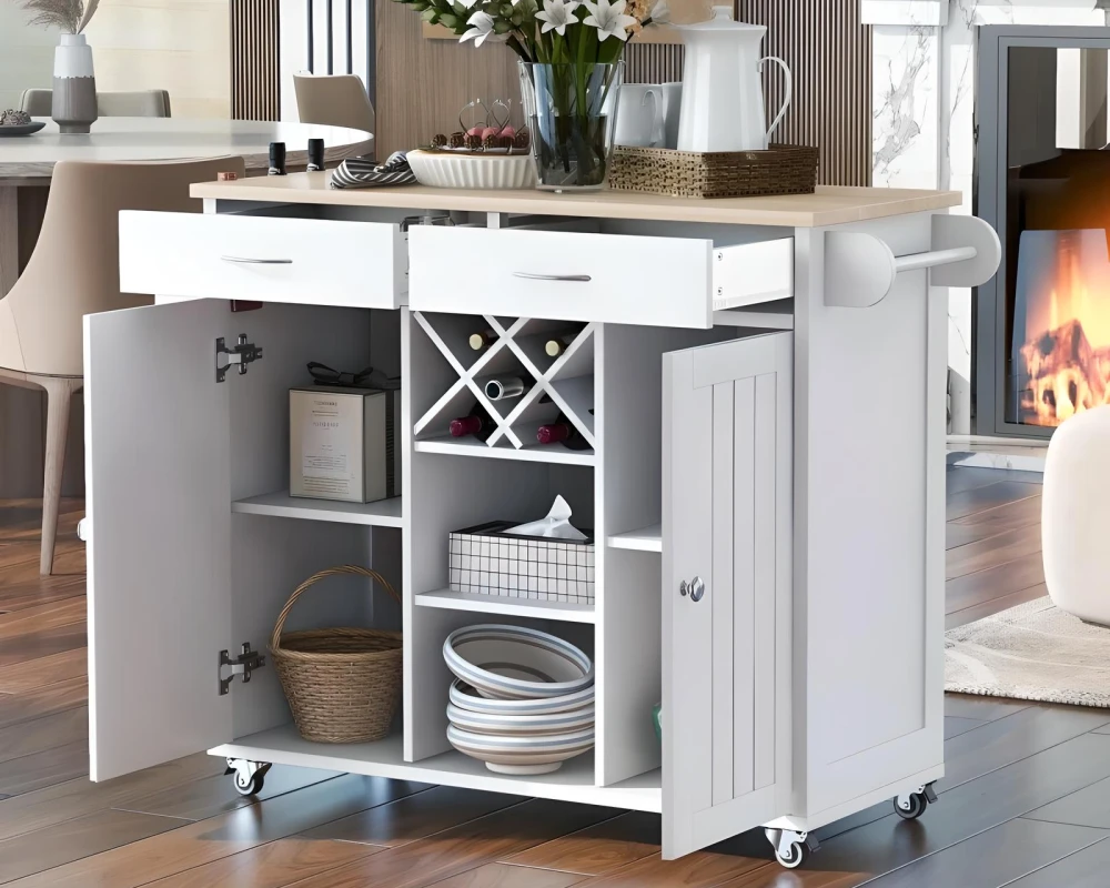 kitchen island with storage
